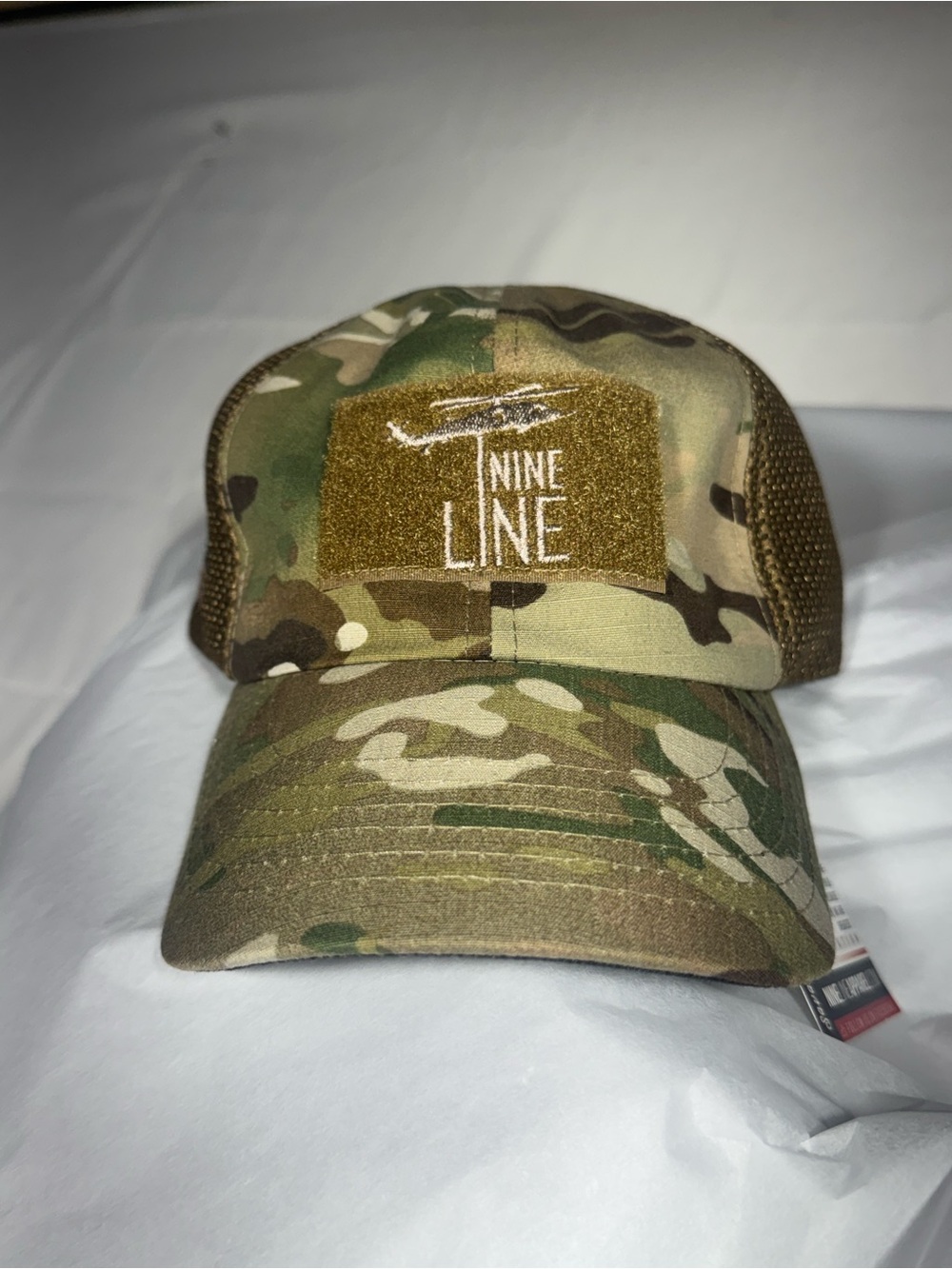 Nine Line Multicam Trucker Hat - Camo Green